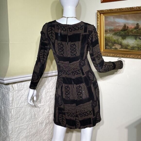 Jillian Welch Victoria Designer LBD Mini Dress - Picture 2 of 8